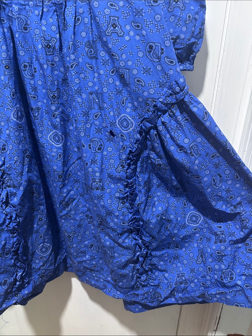 DAMSON MADDER Meri paisley mini babydoll dress - Picture 5 of 7